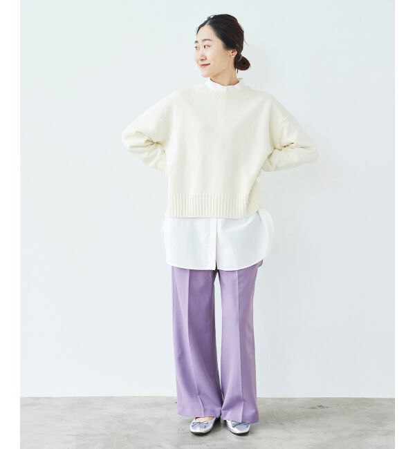 le.coeur blanc「センタープレスイージーパンツ」|その他|