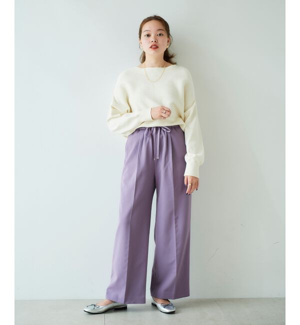 le.coeur blanc「センタープレスイージーパンツ」|その他|