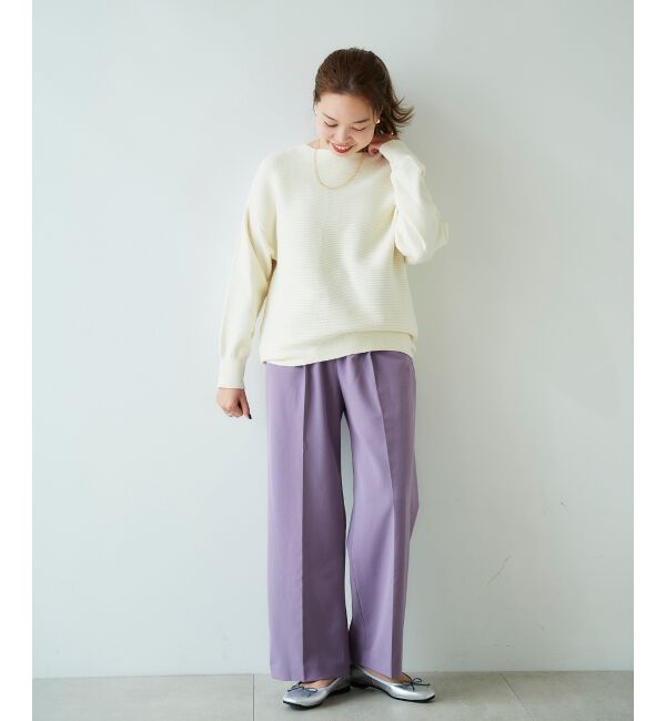 le.coeur blanc「センタープレスイージーパンツ」|その他|