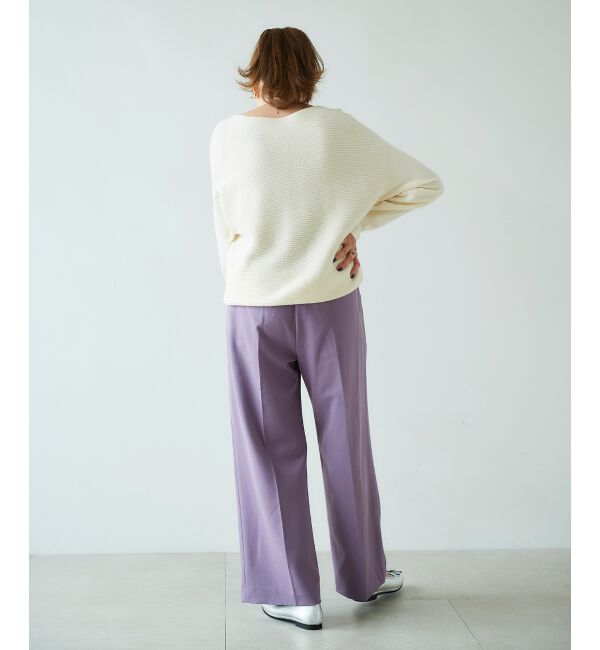 le.coeur blanc「センタープレスイージーパンツ」|その他|