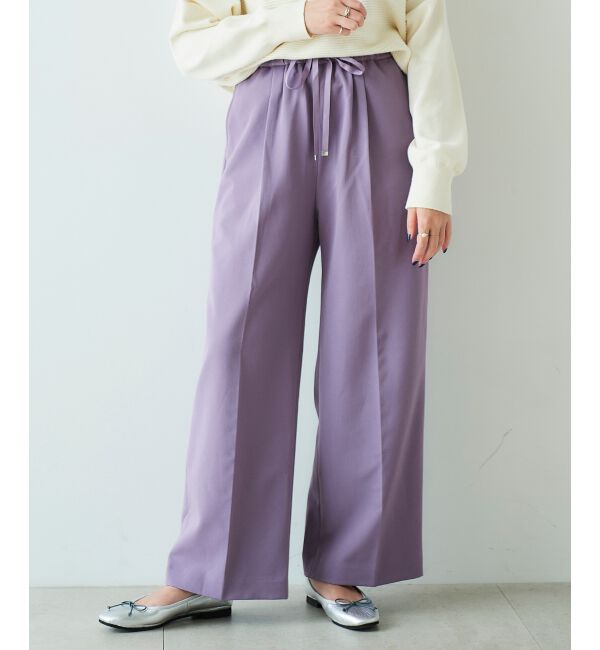 le.coeur blanc「センタープレスイージーパンツ」|その他|