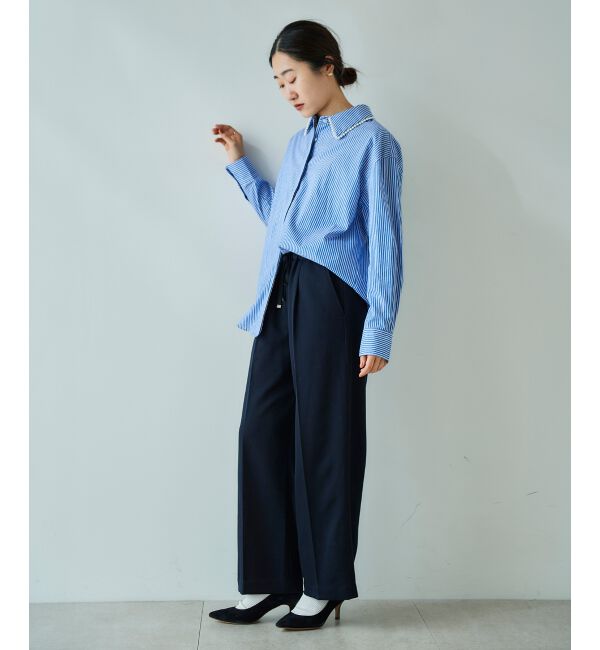 le.coeur blanc「センタープレスイージーパンツ」|その他|