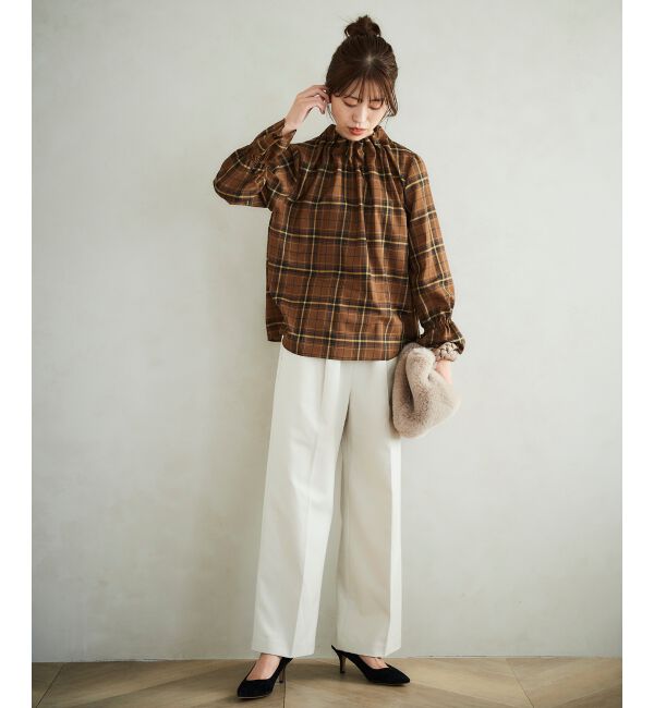 le.coeur blanc「センタープレスイージーパンツ」|その他|