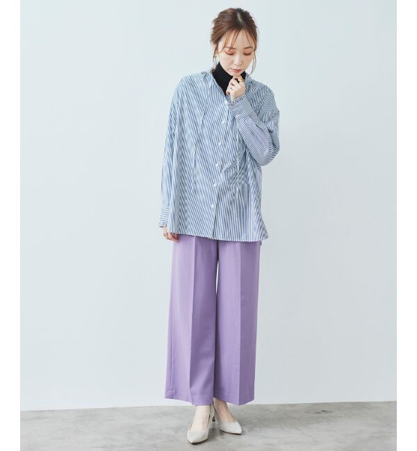 le.coeur blanc「センタープレスイージーパンツ」|その他|