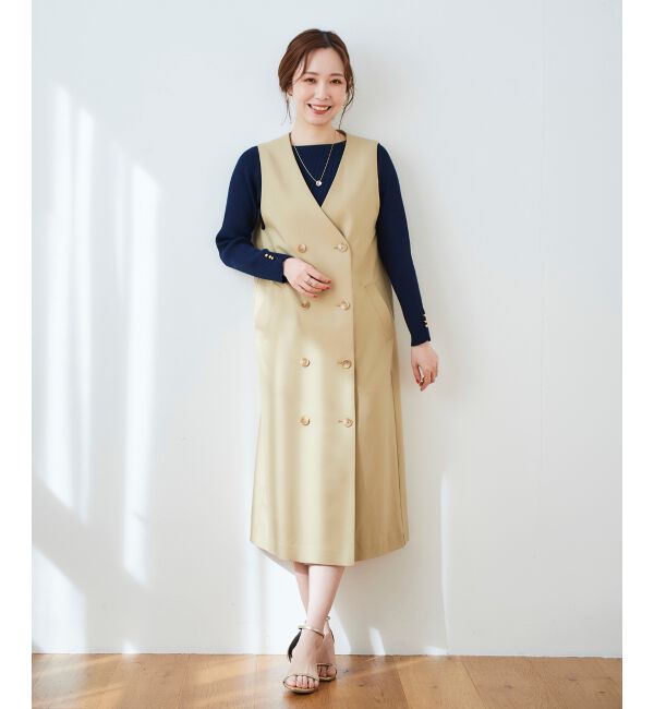 le.coeur blanc「2wayジレジャンパースカート」|ジャンパースカート|