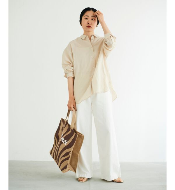 le.coeur blanc「ライトオンスデニムバギーパンツ」|デニム|