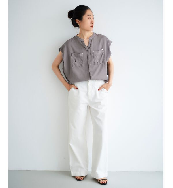 le.coeur blanc「ライトオンスデニムバギーパンツ」|デニム|