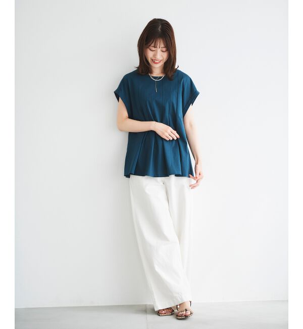 le.coeur blanc「ライトオンスデニムバギーパンツ」|デニム|