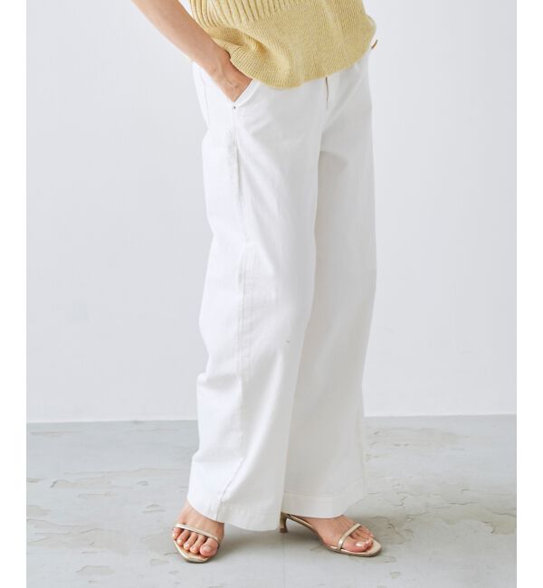 le.coeur blanc「ライトオンスデニムバギーパンツ」|デニム|