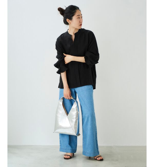 le.coeur blanc「ライトオンスデニムバギーパンツ」|デニム|