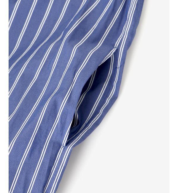 le.coeur blanc「《WEB限定アイテム》ストライプスキッパーシャツワンピース」|ワンピース|