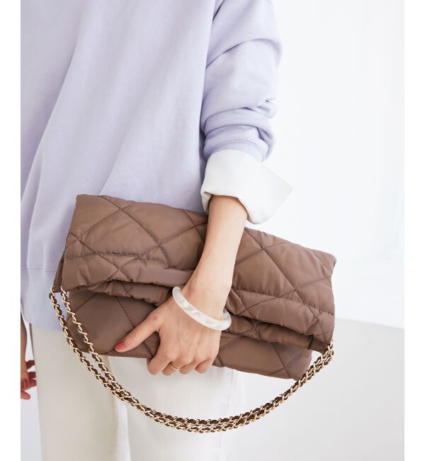 le.coeur blanc「キルティングチェーントート」|トートバッグ|