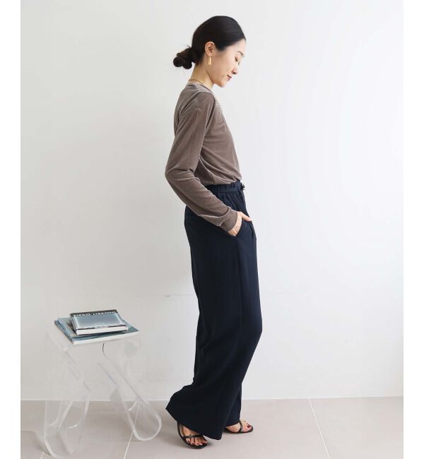  「ハイストレッチカルゼワッシャーベルテッドパンツ」|その他|