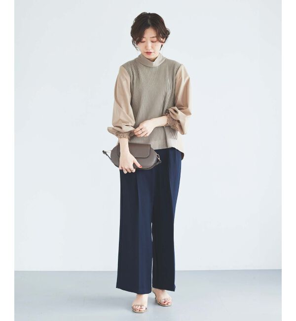  「ハイストレッチカルゼワッシャーベルテッドパンツ」|その他|