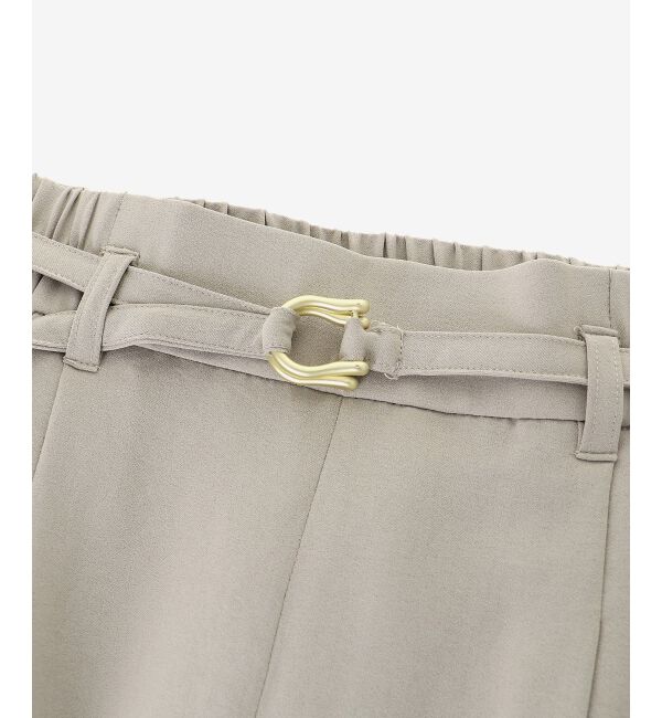  「ハイストレッチカルゼワッシャーベルテッドパンツ」|その他|