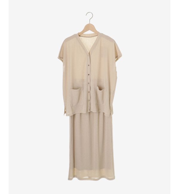  「リネンタッチミラノリブセットアップ」|ワンピース|