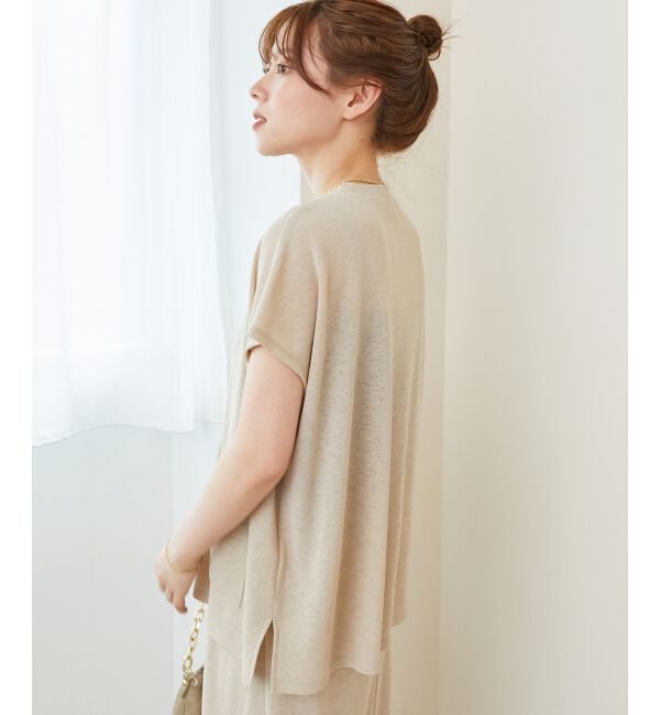  「リネンタッチミラノリブセットアップ」|ワンピース|