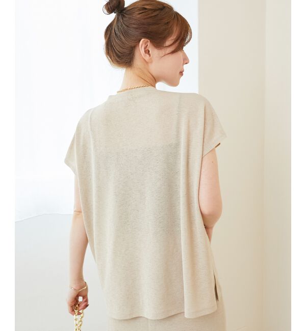  「リネンタッチミラノリブセットアップ」|ワンピース|