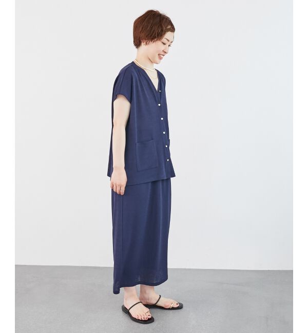  「リネンタッチミラノリブセットアップ」|ワンピース|