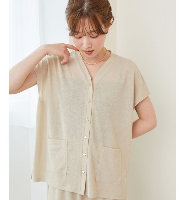  「リネンタッチミラノリブセットアップ」|ワンピース|