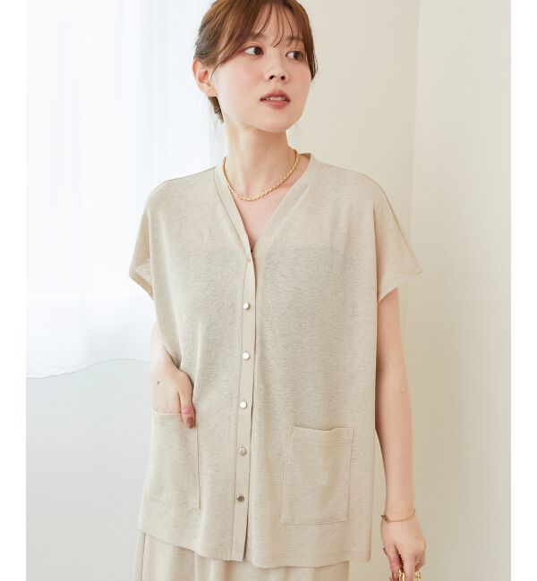  「リネンタッチミラノリブセットアップ」|ワンピース|