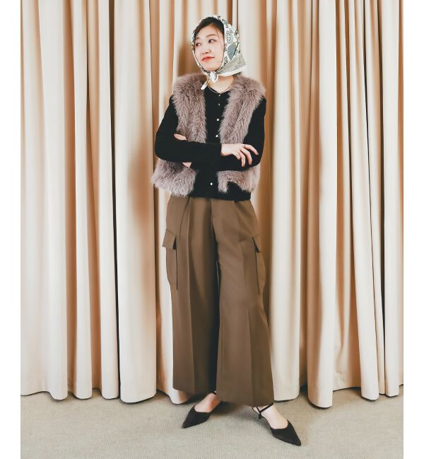  「センタープレスカーゴパンツ」|カーゴ|