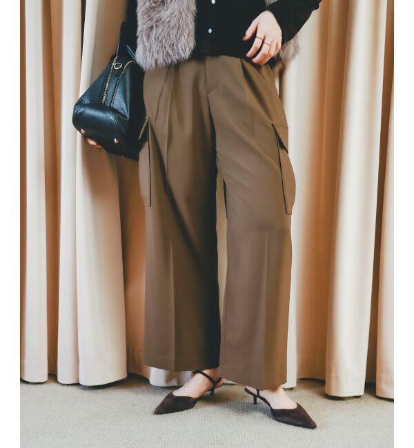  「センタープレスカーゴパンツ」|カーゴ|