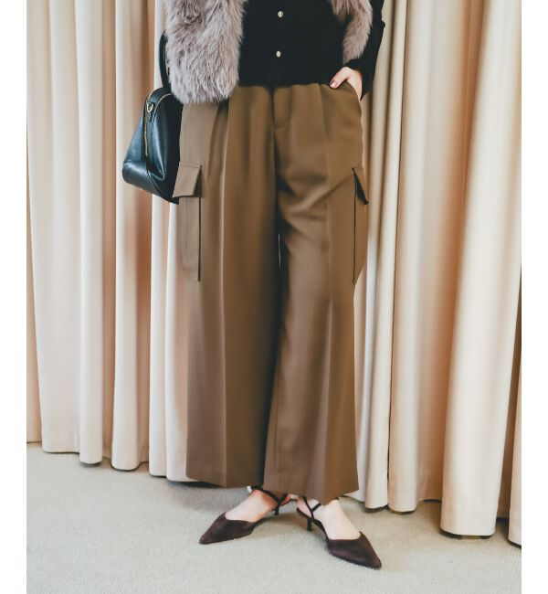  「センタープレスカーゴパンツ」|カーゴ|