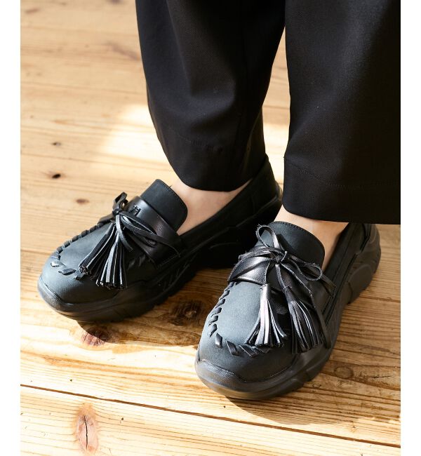  「《WEB限定アイテム》タッセルローファースニーカー」|スニーカー|