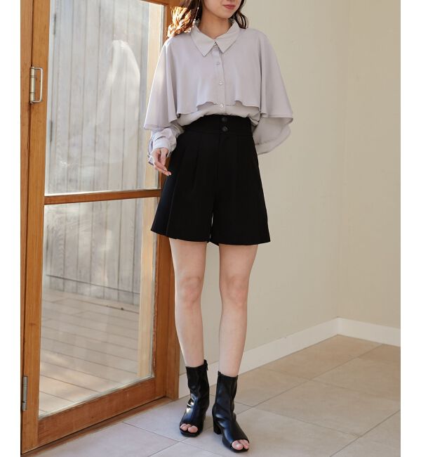 MAJESTICLEGON「タックハーフパンツ」|その他|