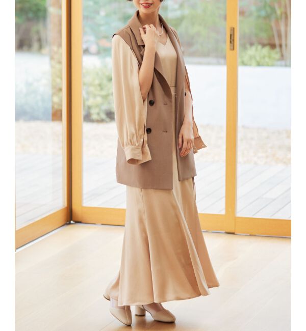 MAJESTICLEGON「スリットスリーブマーメイドワンピース」|ワンピース|