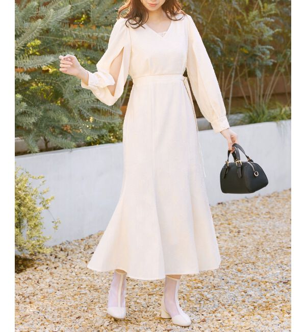 MAJESTICLEGON「スリットスリーブマーメイドワンピース」|ワンピース|