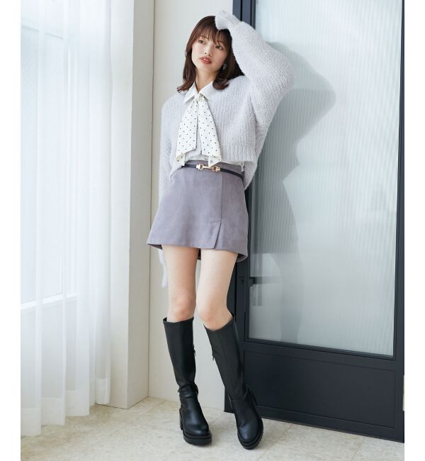 MAJESTICLEGON「ベルトセットミニスカパン」|キュロット|