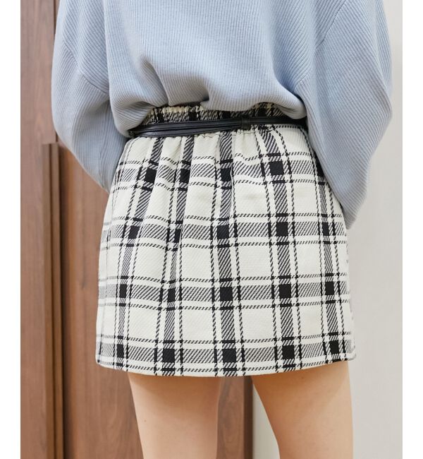 MAJESTICLEGON「ベルトセットミニスカパン」|キュロット|