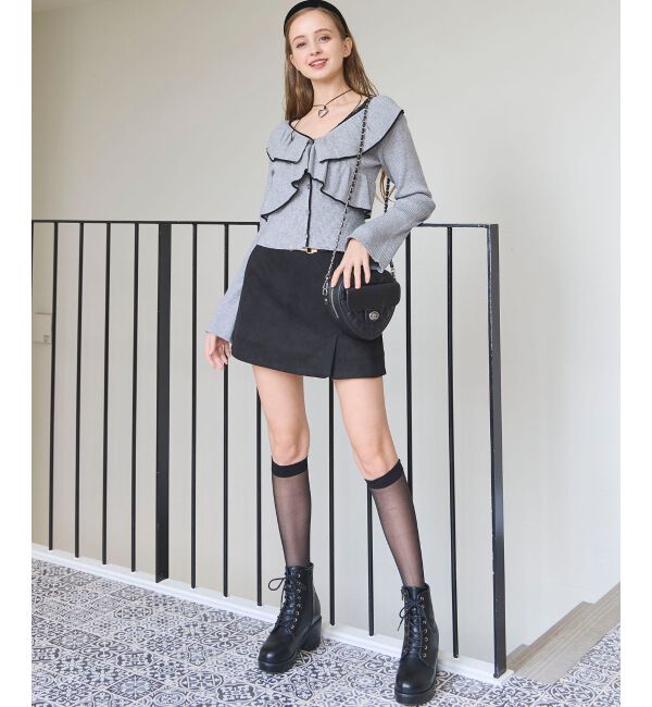 MAJESTICLEGON「ベルトセットミニスカパン」|キュロット|