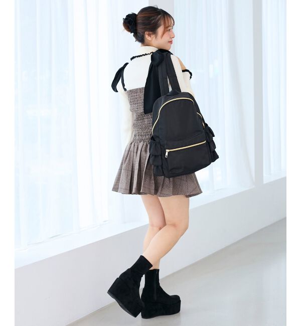 MAJESTICLEGON「サイドフリルリュック」|リュック|