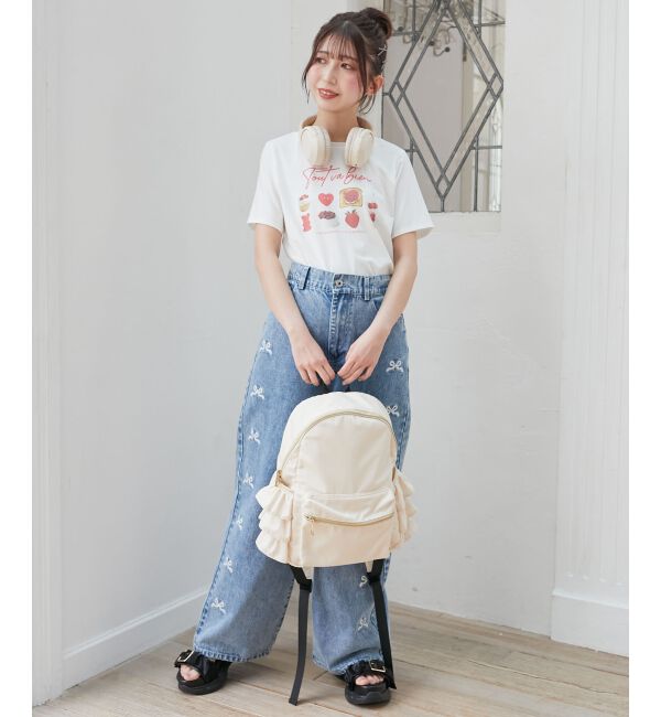 MAJESTICLEGON「サイドフリルリュック」|リュック|