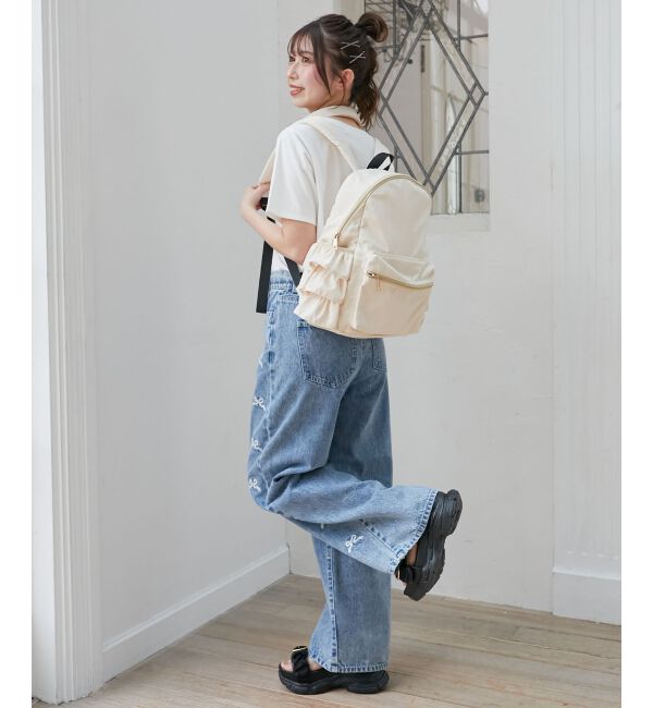 MAJESTICLEGON「サイドフリルリュック」|リュック|