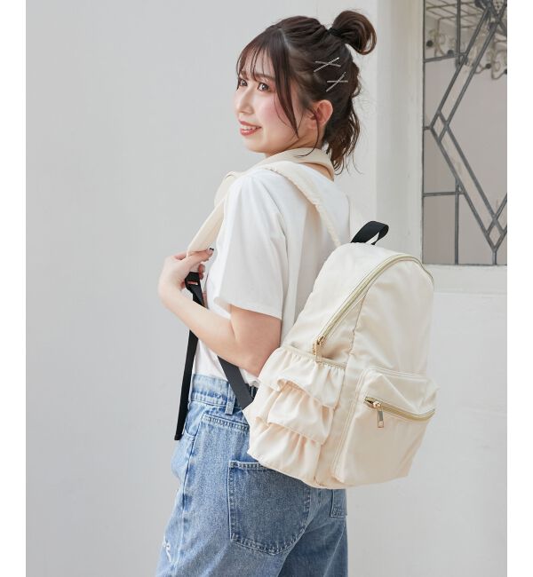 MAJESTICLEGON「サイドフリルリュック」|リュック|