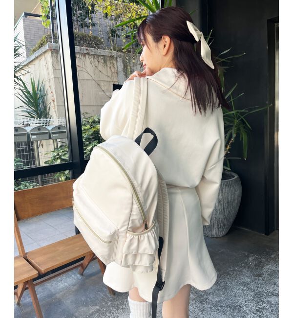 MAJESTICLEGON「サイドフリルリュック」|リュック|