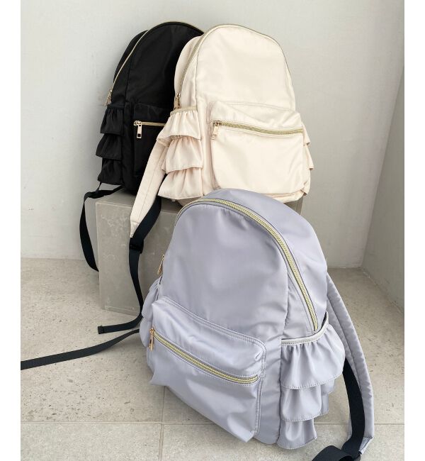 MAJESTICLEGON「サイドフリルリュック」|リュック|