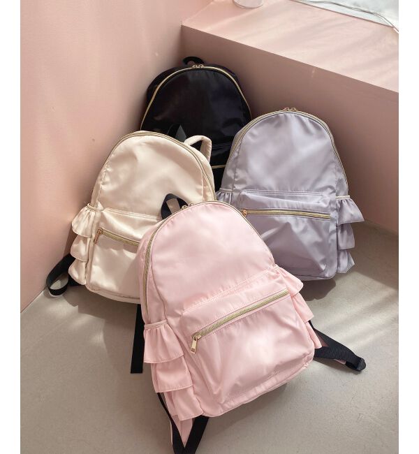 MAJESTICLEGON「サイドフリルリュック」|リュック|