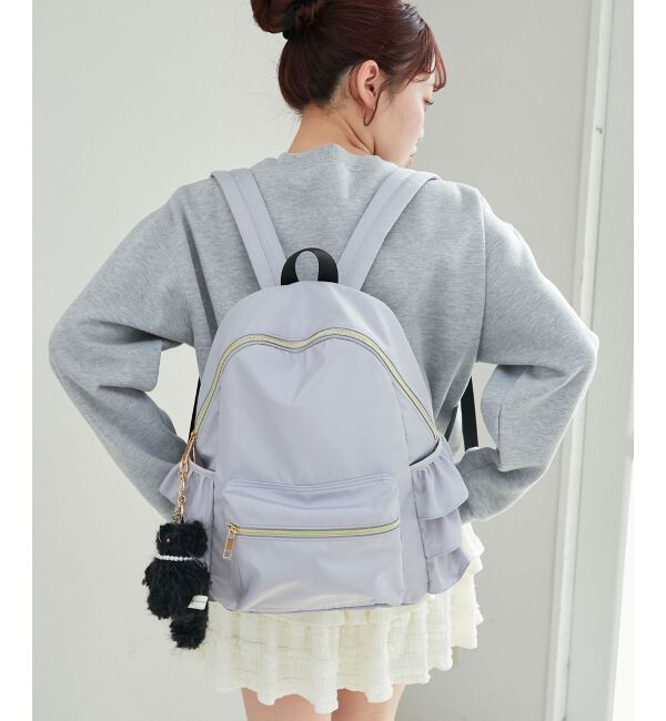 MAJESTICLEGON「サイドフリルリュック」|リュック|