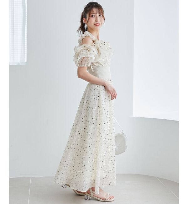 MAJESTICLEGON「ミルフィーユフリルコルセットワンピ」|ワンピース|