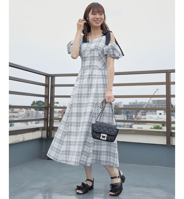 MAJESTICLEGON「2wayバイカラーリボンワンピース」|ワンピース|