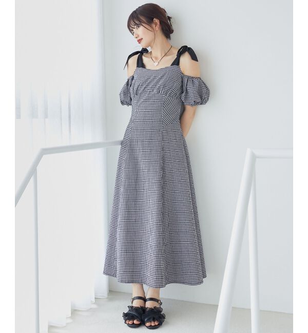 MAJESTICLEGON「2wayバイカラーリボンワンピース」|ワンピース|
