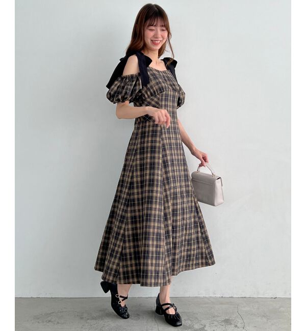 MAJESTICLEGON「2wayバイカラーリボンワンピース」|ワンピース|