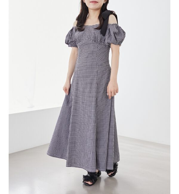 MAJESTICLEGON「2wayバイカラーリボンワンピース」|ワンピース|