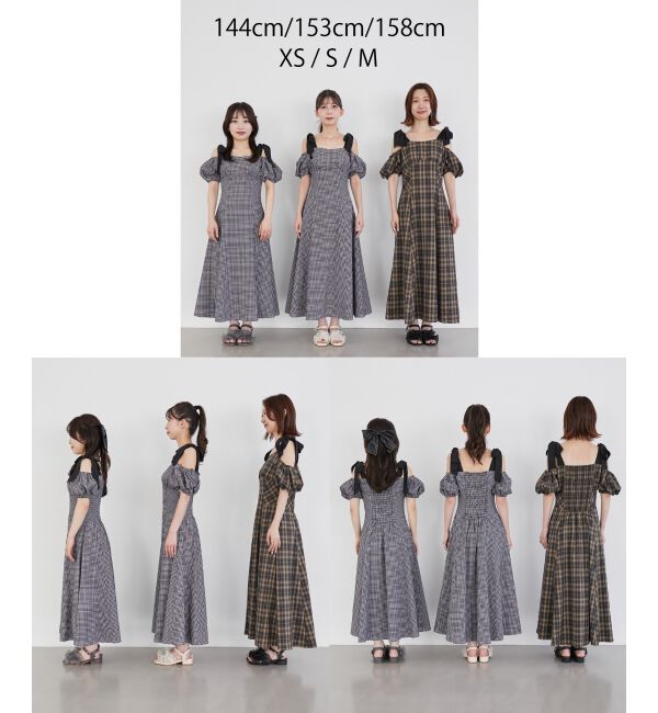 MAJESTICLEGON「2wayバイカラーリボンワンピース」|ワンピース|