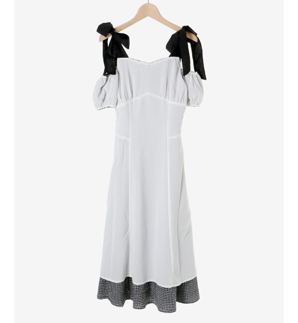 MAJESTICLEGON「2wayバイカラーリボンワンピース」|ワンピース|